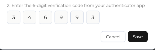 Enter the code